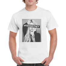 Load image into Gallery viewer, Black and white Free Britney T-Shirt Unisex Trending Popular 90&#39;S graphics T-Shirt 100% Cotton freebritney Tops Female/Man