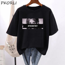 Load image into Gallery viewer, Britney Tee 90s Vintage Free Britney Women Men Y2K Hip-Hop Strrtwear Woman Tshirts Graphic Print Unisex Casual Cotton Tops