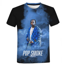 Load image into Gallery viewer, Hot Sale Pop Smoke T Shirt 3D Printed Style 2020 New Summer Cool T-shirt Casual Tees Hip Hop Tshirt Streetwear