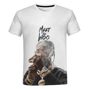 Hot Sale Pop Smoke T Shirt 3D Printed Style 2020 New Summer Cool T-shirt Casual Tees Hip Hop Tshirt Streetwear