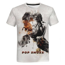 Load image into Gallery viewer, Hot Sale Pop Smoke T Shirt 3D Printed Style 2020 New Summer Cool T-shirt Casual Tees Hip Hop Tshirt Streetwear