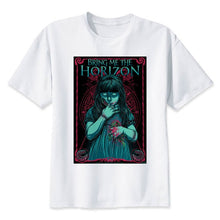 Load image into Gallery viewer, bring me the horizon print casual tshirt mens o-neck t shirts fashion men&#39;s tops men T-shirt male men M8086