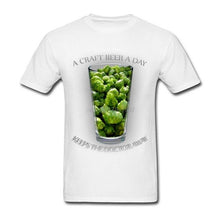 Load image into Gallery viewer, A Craft Beer a Day Printed T Shirts Latest Men O-Neck Tshirt Humor Short Sleeve Mens Tee