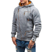 Load image into Gallery viewer, New Fashion Mens Sweater Men Zipper AutumnSolid Knitted Streetwear Mens Sweaters Winter Drawstring Casual Slim Sweaters Hip Hop