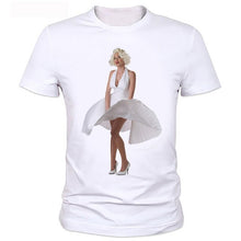 Load image into Gallery viewer, Sexy Marilyn Monroe Printed Tshirt For men Short Sleeve Casual Painted White Shirt Top Tee Big Size tops B2-89